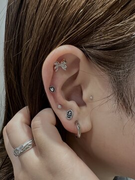 ミンクスオーバー(MINX OVER) 【耳ツボジュエリー】シルバーデザイン