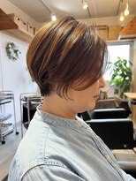 リシェア(re.share)&nbsp;ショートカット/前髪なし/ハイライト