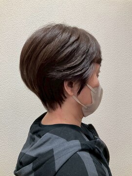 アクセ 耳掛けショート♪襟足スッキリ大人キレイ20代30代40代