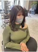 20代30代大人可愛いレイヤーカットグレージュ