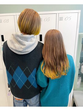 アグ ヘアー ショコラ梅田2号店(Agu hair chocolat) お揃いカラー