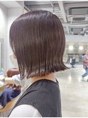 秋の大人ボブ◎外ハネ×切りっぱなしで抜け感