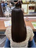 暗めカラー/レイヤーカット/マロンベージュ/くすみベージュ/