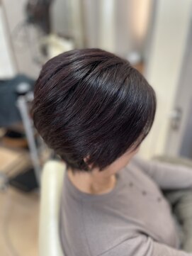 立体感のあるショートボブ