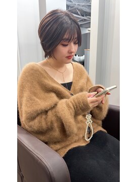 モテ髪　エフォートレスボブ