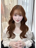 ボタン テンジン(VOTAN tenjin) 【votan ayana】オレンジベージュ/レイヤーカット