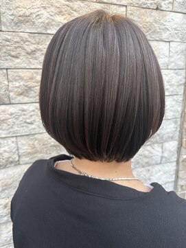 フラット 千葉(Flat.) ショートボブ×ハイライト【千葉・千葉駅】