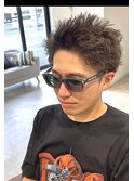 スパイキーショート　ニュアンスパーマ　ブッダパーマ