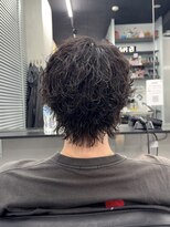 ガオプロデュースバイレボ(gao produced by revo) シャドウパーマ波巻きパーマメンズウルフ柏駅