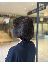 サロンイクエヤマザキ 文京(SALON IKUE YAMAZAKI) 髪に優しい白髪染め(ノンジアミン) ミディアムレイヤーカット