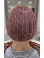 メゾンブラン 川西阪急店(Maison Blanc)&nbsp;ペールピンク×ミニボブ