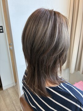 ヘアアンドアイラッシュ ココアンジェ くりえいと宗像店(Coco Ange) レイヤー