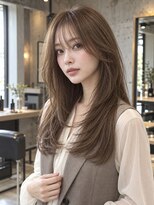 ウト(Uto)&nbsp;レイヤーカット/グレージュ/韓国風/メテオカラー/四条烏丸