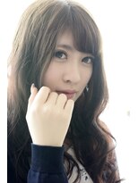 ノイン(noine)&nbsp;[noine : saito] ワンサイド大人可愛いナチュラルセミロング2