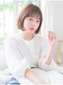 ナチュラルストレート ミニボブ