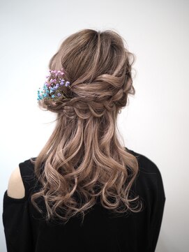 倶楽部ヘアーズ 醍醐本店(HAIR'S) ふわふわハーフアレンジ