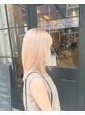 【ブリーチ3回】ピンクブロンド