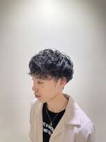 プレミアムバーバー 原宿店(PREMIUM BARBER produce by HIRO GINZA) スパイラルパーマ×ツーブロック　明治神宮前/バーバー