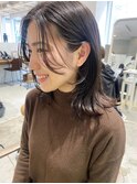ナチュラルな外ハネミディアム