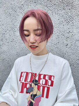 スティードトーキョー(Steed Tokyo) Handsome short × Pink lavender color