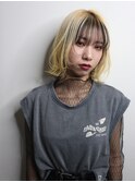 個性派ハイトーン×ボブ