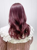 アイティーバイアルバム 松戸店(IT by ALBUM) チェリーピンク_外ハネボブセクションカラー_ba386052