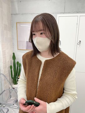 ローウェ 渋谷(Louwe) 透明感グレージュ♪《misaki》