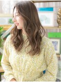 外国人風ハイライト大人巻きかき上げ前髪h2戸田公園20代30代40代