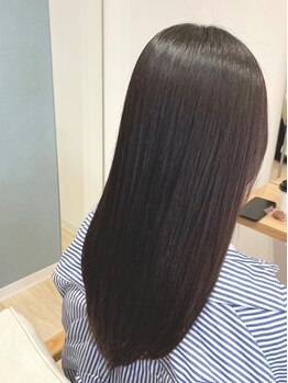 ポルカドット 豊橋店(Polkadot)の写真/【“ground”のストレートがリニューアル♪】まっすぐ過ぎない自然なストレートにしたい方にオススメ♪