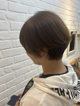 デイジー インデックスヘア 大島店(DAISY index hair) くびれショート×ブリーチなし透明感カラー¥9900