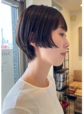 広瀬オススメ「ショートボブにグレージュカラー」
