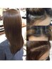 【朝楽、艶髪へ】前髪カット＋ヘアリセッター　