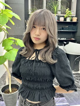 チュダック(ChuDuck) 韓国風《グレージュ》ハイトーン/ケアブリーチ/ダブルカラー