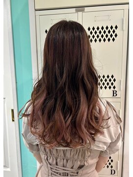 マティーナ ヘアー 池袋(Matina hair) 【インナーカラー×ペールピンク】20代30代40代50代