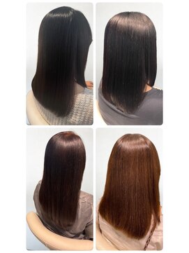 美容室フルール 20代30代40代髪質改善酸熱トリートメント艶感ストレート