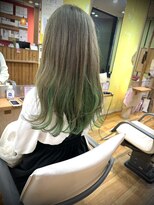 ヘアーモード ケーティー ピュール(Hair Mode KT Purl) グリーンのセパレートデザイン