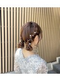 ツインアレンジ/結婚式ヘア/おでかけヘアアレンジ2