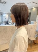外はね切りっぱなしボブ