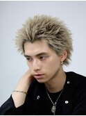 ホワイトベージュ スパイキーショート