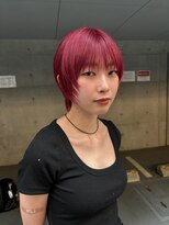 レコ 渋谷(LECO) ワインレッドショート