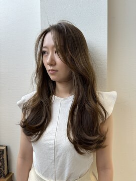 ロンドアベニール 北千住(Lond avenir) レイヤーカット　ブリーチなし　髪質改善　顔周りカット