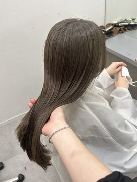 キイ ギンザ(k.e.y GINZA) 透明感カラー/当日予約/グレージュ/ベージュヘア