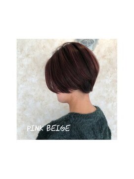 フィルムバイルシア(FILM by lucia) ピンクベージュショート