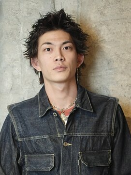 ザ ダグラスヘア 岐阜 忠節橋通り(The Douglas hair) 【メンズカット】伸びっぱなし風スパイキーショート（1）