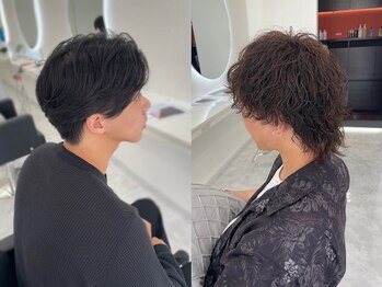 サジャ バイ エレン(SAJA by Ellen)の写真/王道センターパートや今っぽい韓国ウルフなどもお任せ！最先端の最旬モテヘアならSAJAで叶います★