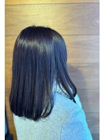 ムードコア 関内店(mu;d Coa)&nbsp;ラベンダーアッシュ　ミディアムヘア