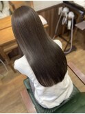 髪質改善ミルクティーベージュレイヤーカット