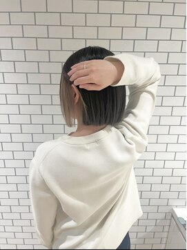 ノエル(noele) イヤリングカラー/ホワイトミルクティー×アッシュグレージュ