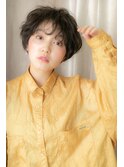 グレージュくせ毛風ふわふわボブマッシュTb9戸頭20代30代40代