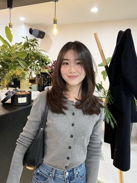 アオ ミナミアオヤマ(Ao. minami aoyama) 似合わせレイヤー／顔周りレイヤー/レイヤー/ロングレイヤー